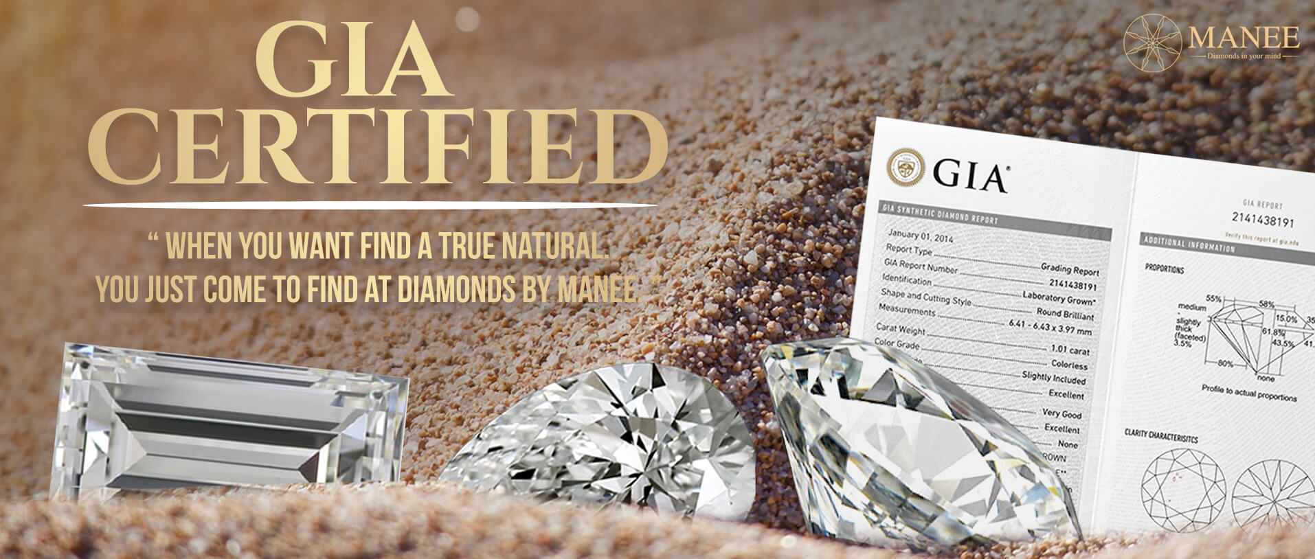 Buy GIA Certified Diamonds Online - Thailand - Diamonds By Manee