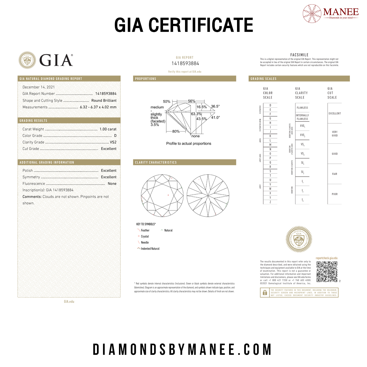 Expert Guide to Reading GIA Diamond Certificates | Standard GIA Diamonds | GIA Certificate