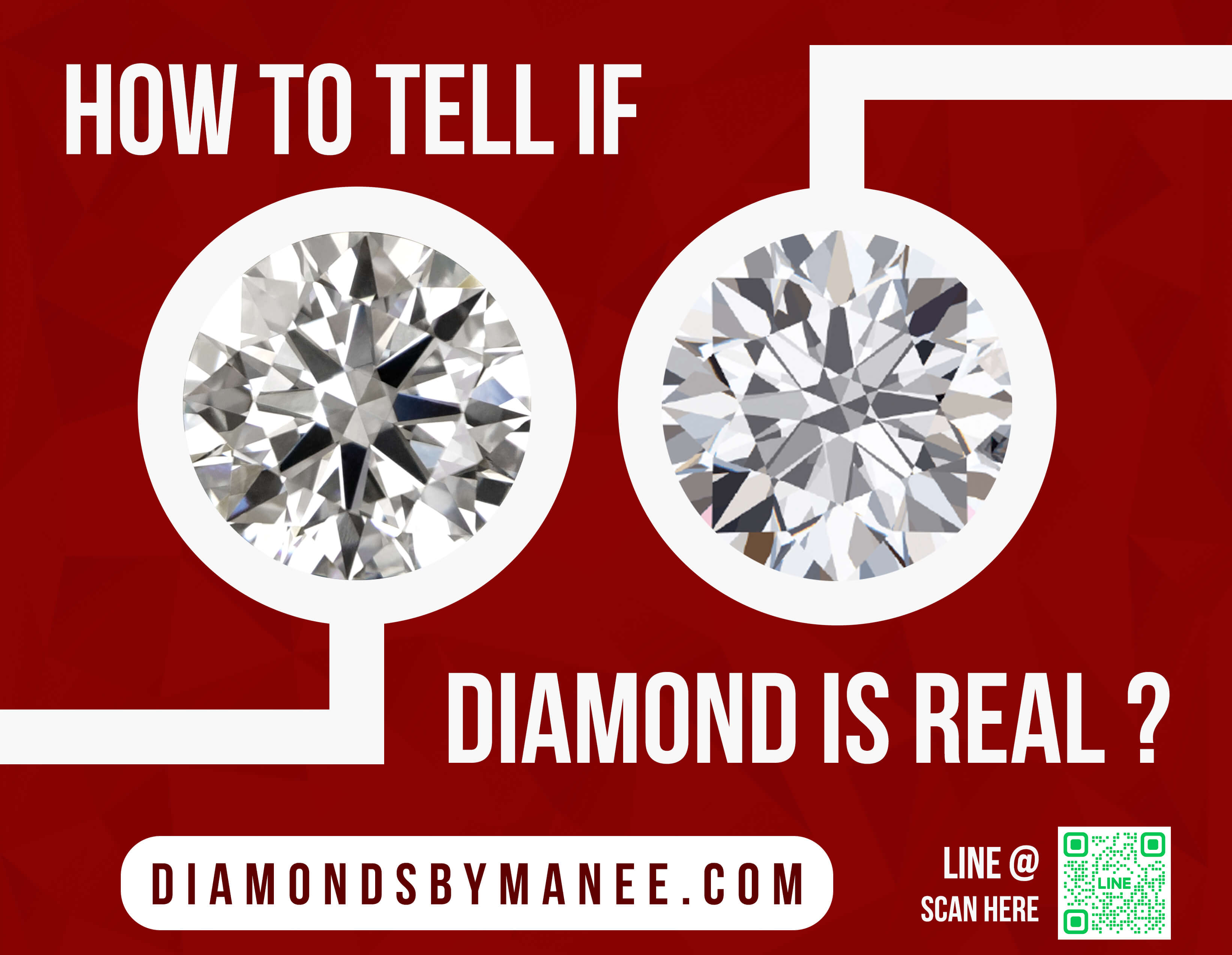 How to tell if a diamond is real: Advice from a diamond leader to buy the diamond you want.